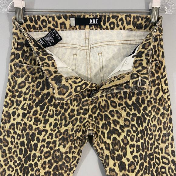 KUT from the Kloth Donna Ankle Skinny Leopard print Jean - Picture 4 of 7
